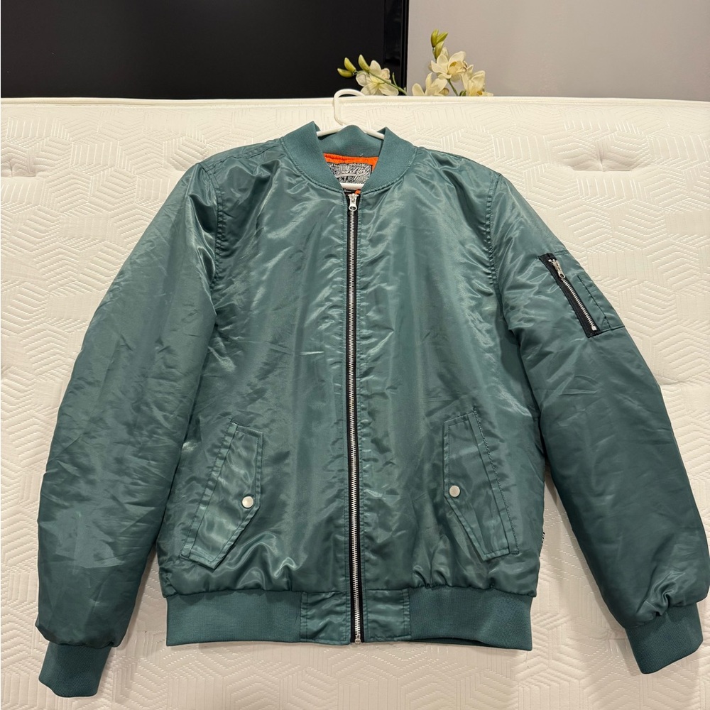 Brooklyn Cloth Men's Teal Bomber Jacket